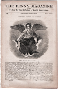 Penny Magazine articles and woodcuts from the 1820s through 1840s